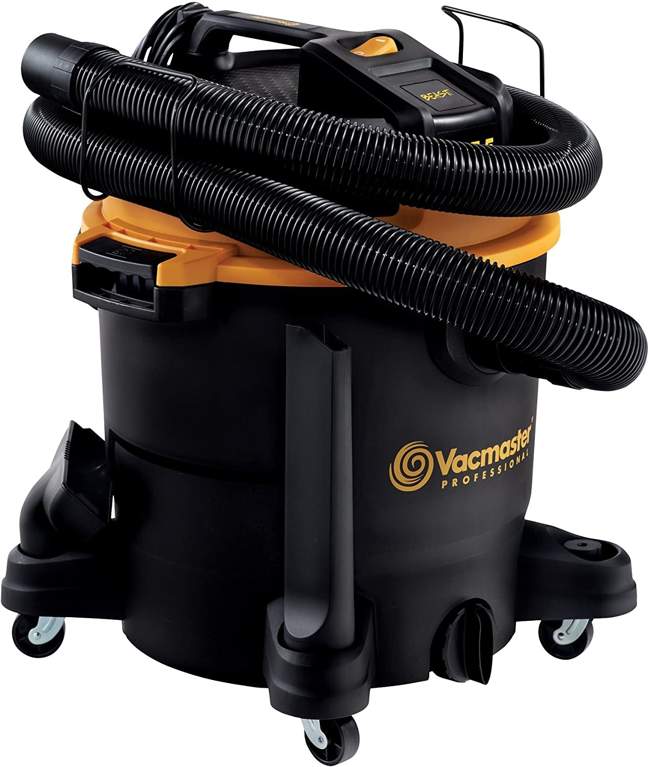 Professional Wet/Dry Vac, 12 Gallon, Beast Series, 5.5 HP 2-1/2" Hose (VJH1211PF0201) , Black