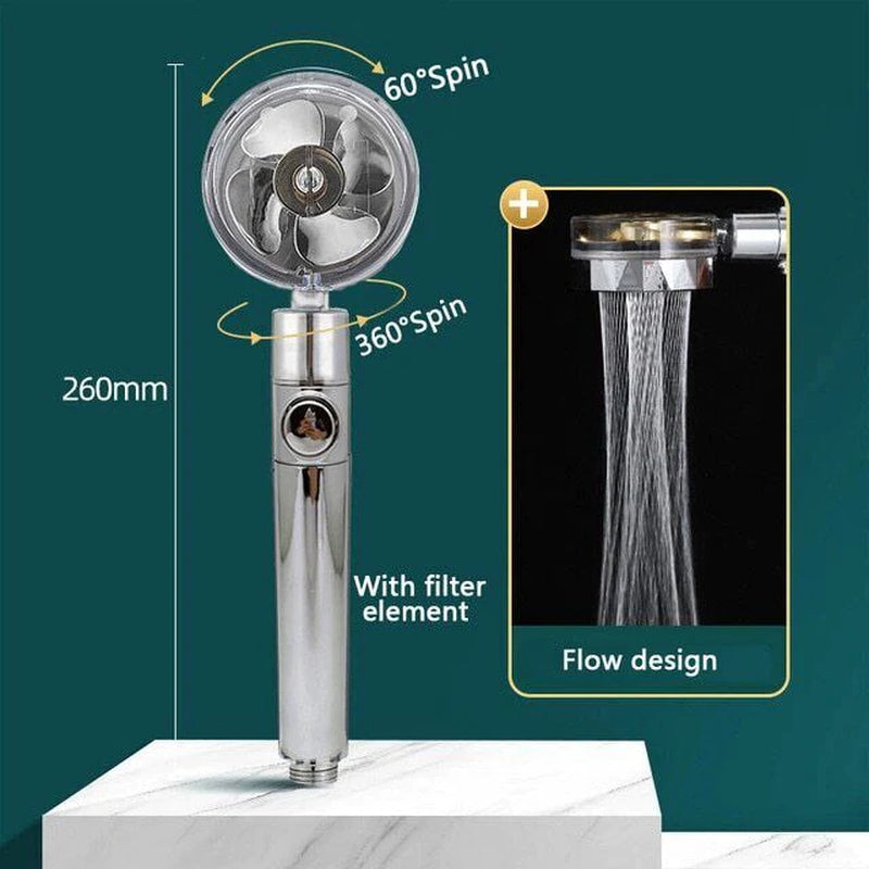  Shower Head with Adjustable 360° Rotation 