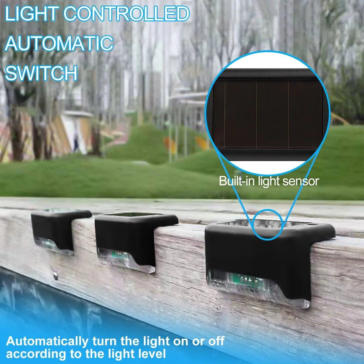 8 Pack  Outdoor Waterproof LED Steps Lamps 