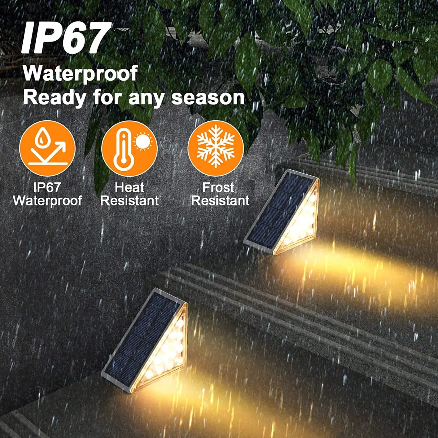 13 LED Solar Wall Light 