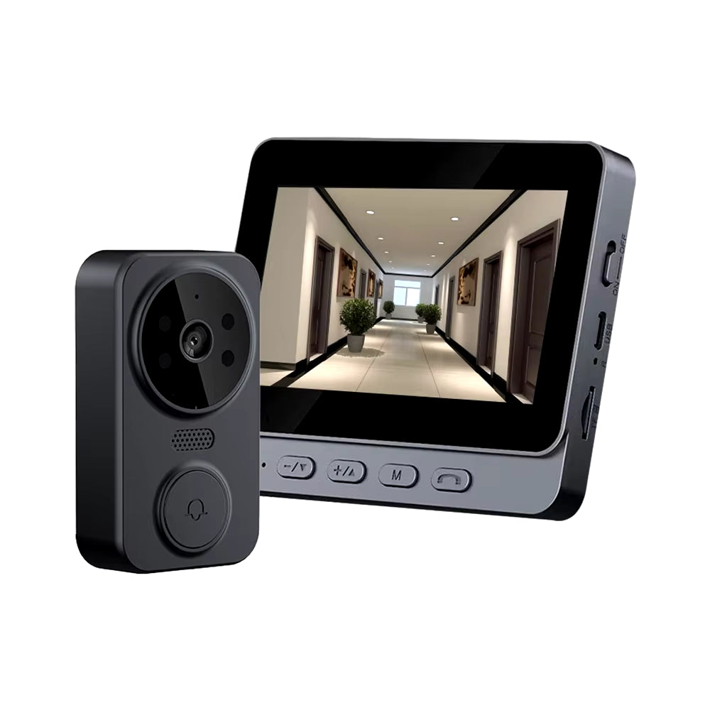  Wireless Doorbell with Screen Smart High-Definition Video Monitoring