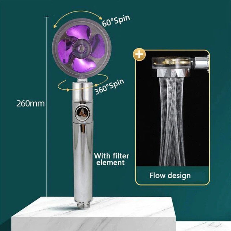  Shower Head with Adjustable 360° Rotation 