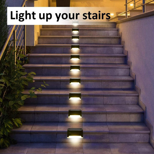 8 Pack  Outdoor Waterproof LED Steps Lamps 